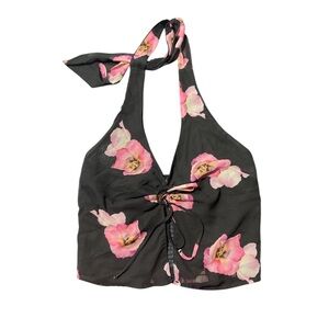 Urban Outfitters Floral Halter Top